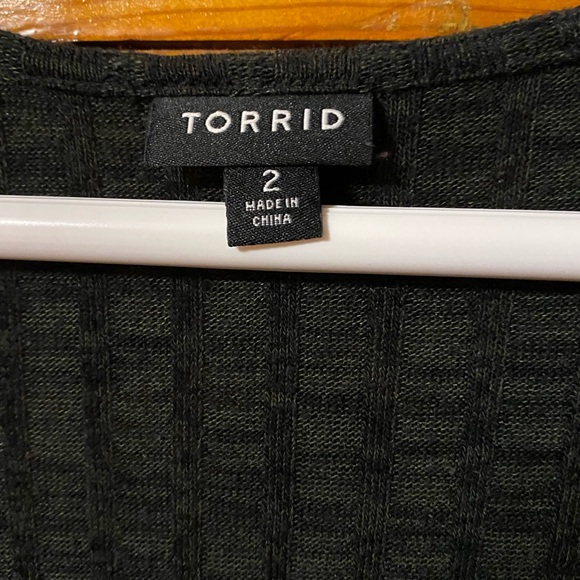 Torrid Ribbed Skater Dress - Picture 3 of 4